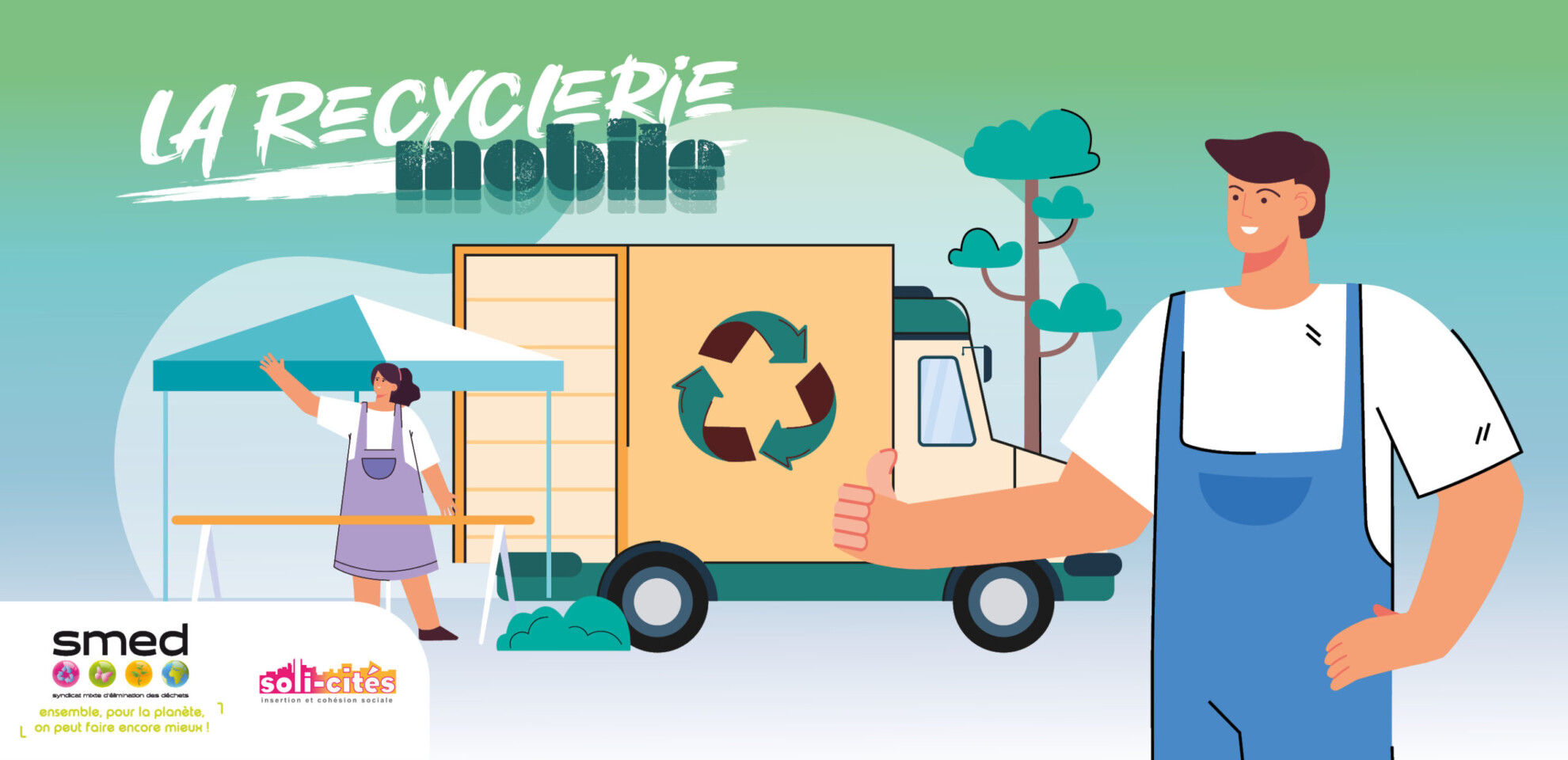 Économie circulaire : le SMED poursuit sa Recyclerie mobile en 2025 !