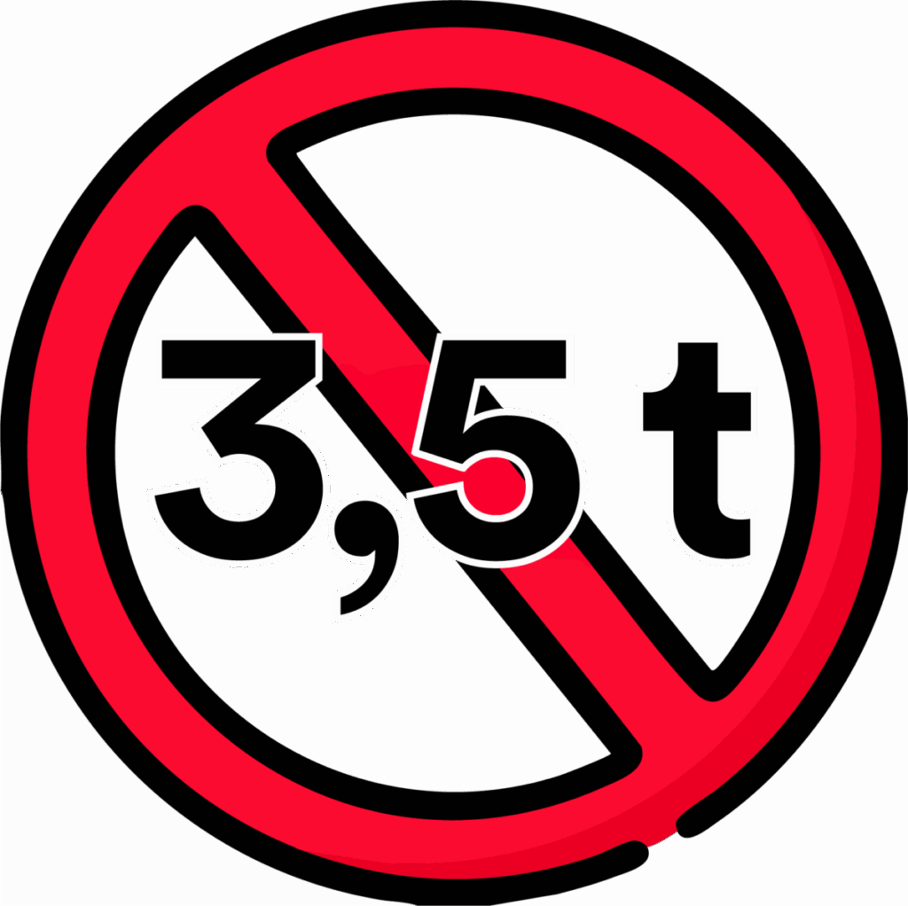 Interdit aux 3.5 tonnes